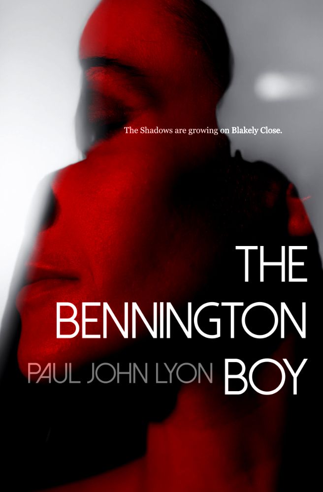 Book cover for The Bennington Boy by Paul John Lyon, showing a woman's face overlayed on the shadowed outline of a woman.