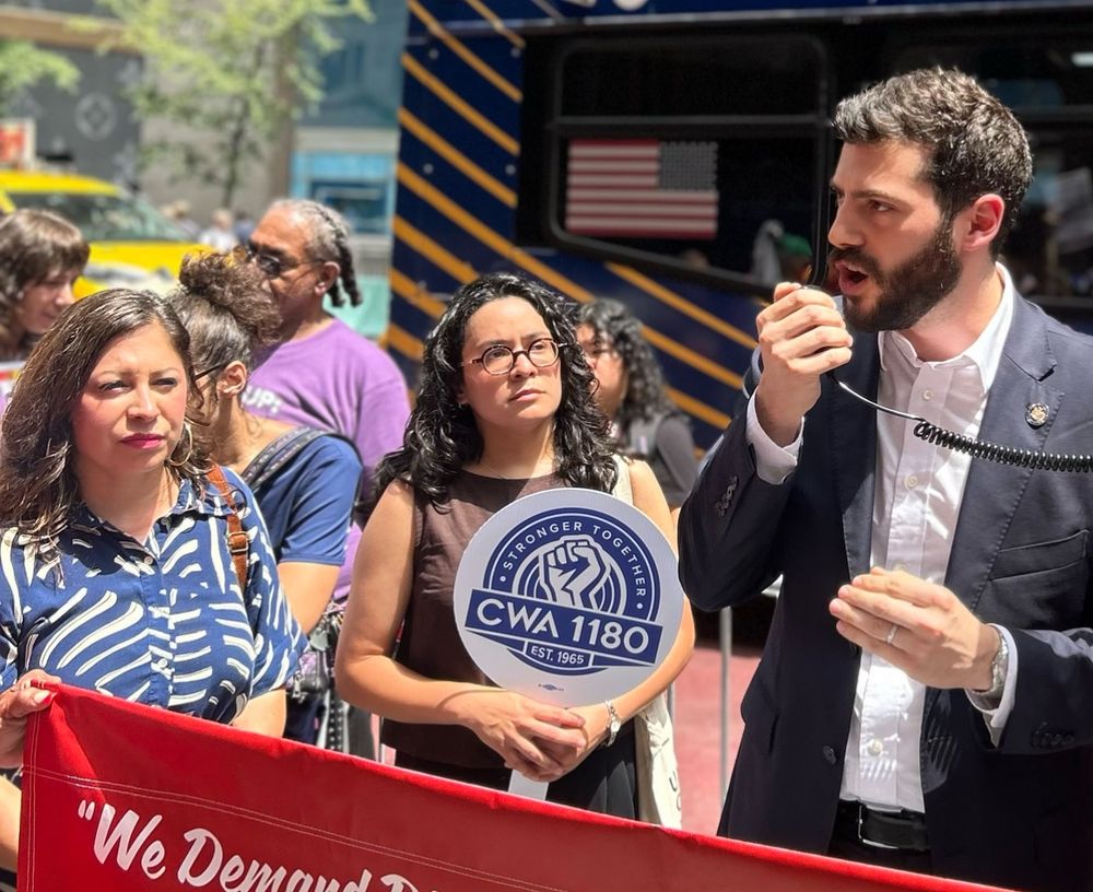 Assemblymembers Bores, Valdez, and González-Rojas Rally Outside Trump Tower to Protest Cuts to LGBTQ+ 988 Suicide Hotline Funding
