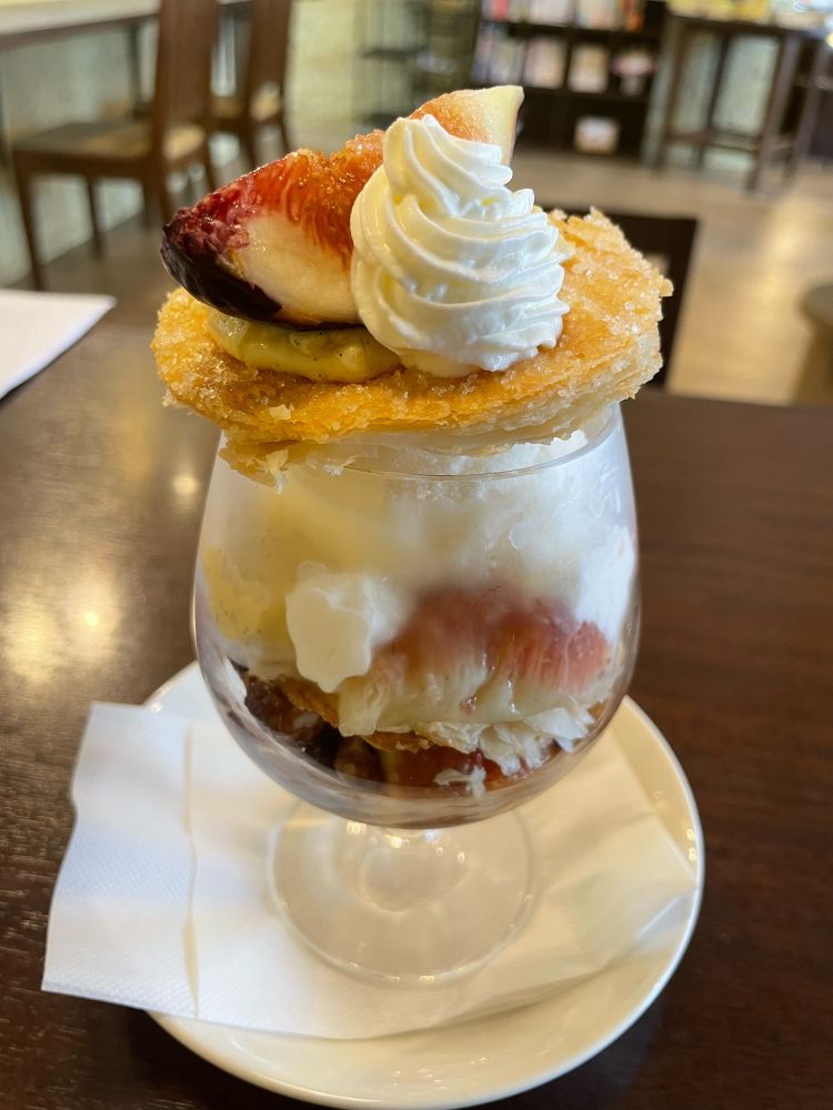 いちじくのパフェ