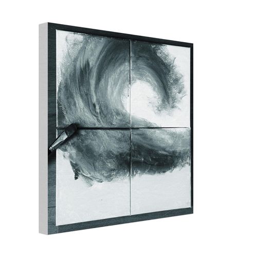 Making of Galaxies Canvas – Noir Art on Sustainable Material (40x40cm) | Disruptive Cheer