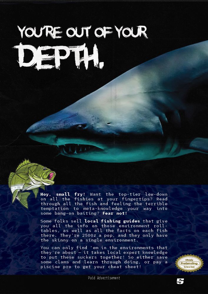 A section of NetFishing that looks like a 2000s gaming magazine ad