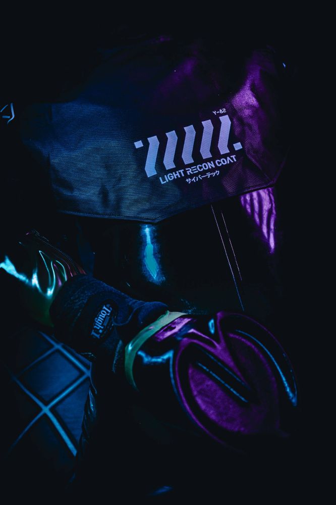 Close shot of hoof gloves