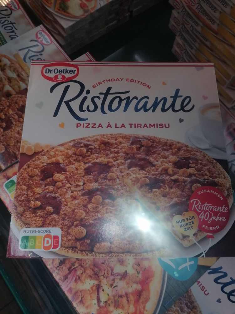 Pizza Tiramisu von Dr. Oetker 