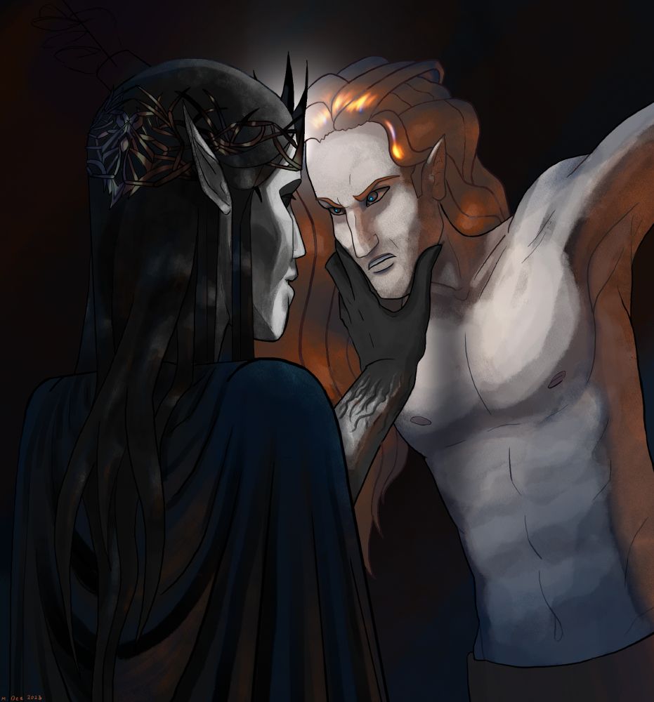 Maedhros and Melkor from the Silmarillion