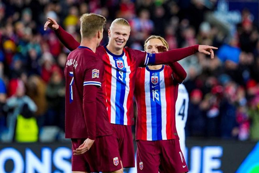 Ligue des nations : Erling Haaland devient le meilleur buteur de l'histoire de la Norvège