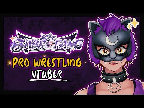 Get to Know a Pro Wrestling Vtuber, Kit Sabrefang!