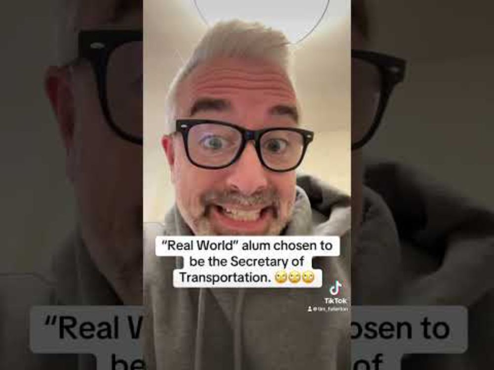 Real World Cast Member chosen as the next Transportation Secretary. 🙄🙄🙄