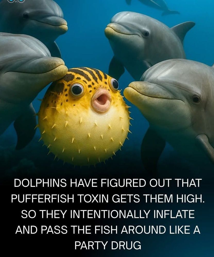 Dolphines getting buzzed 