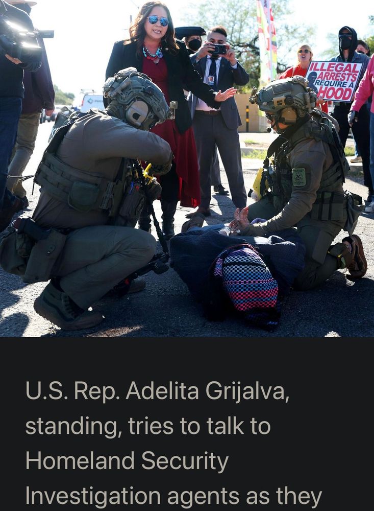 screen capture of incident prior to the Congress member's assault by masked men in Tucson, AZ