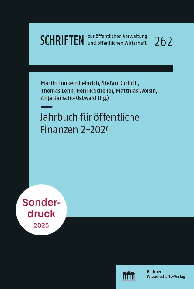 Out now: Das neue Jahrbuch für öffentliche Finanzen