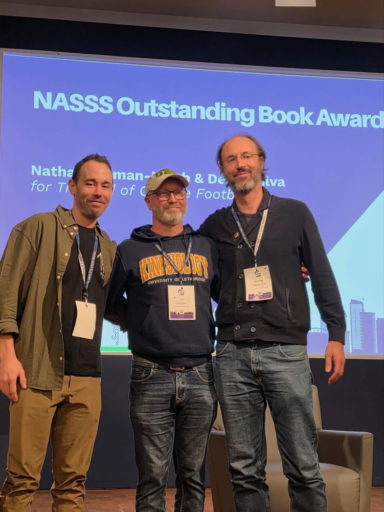 Pic of Derek Silva, Jason Laurendeau, and Nathan Kalman-Lamb for the NASSS Outstanding Boom Award