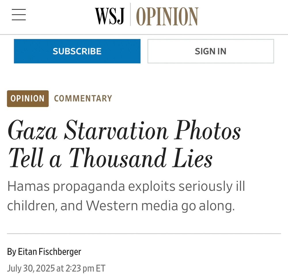 Gaza Starvation Photos Tell a Thousand Lies
Hamas propaganda exploits seriously ill children, and Western media go along.