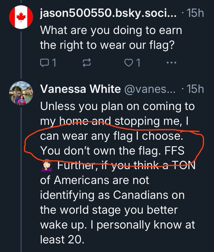 An entitled person responding rudely to a valid concern posed by another. 