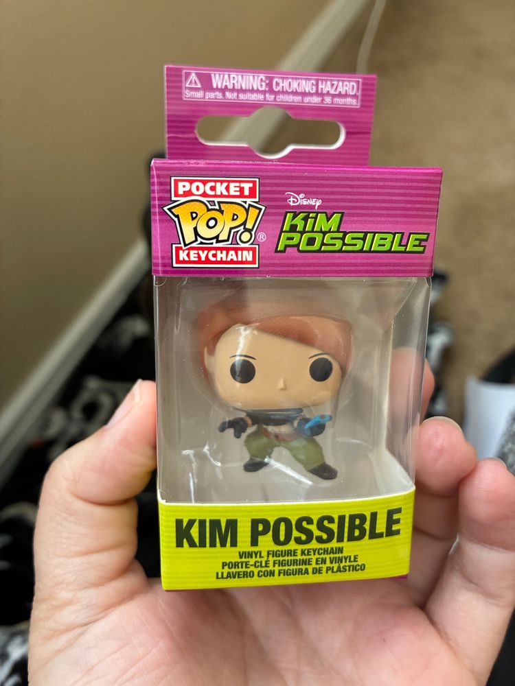 kim possible funko pop keychain 