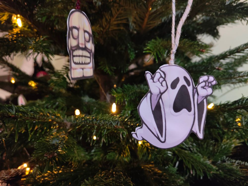 Une déco de sapin Spelunky