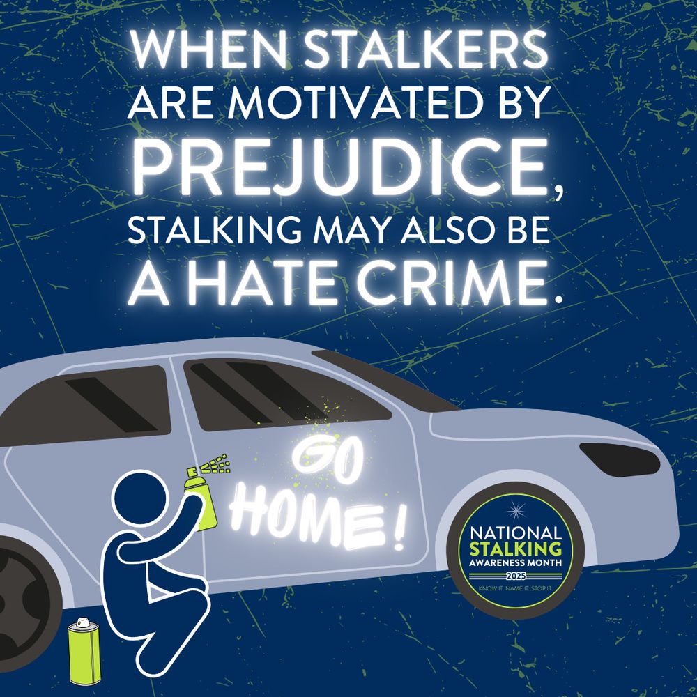 Stalkers may target victims based on their actual or perceived identities, exploiting biases against marginalized groups to avoid accountability. Check out SPARC resources for working with specific populations, including immigrants, LGBTQ+ folks, and Native communities at StalkingAwareness.org/intersections-with-stalking. #NSAM2025 #KnowItNameItStopIt