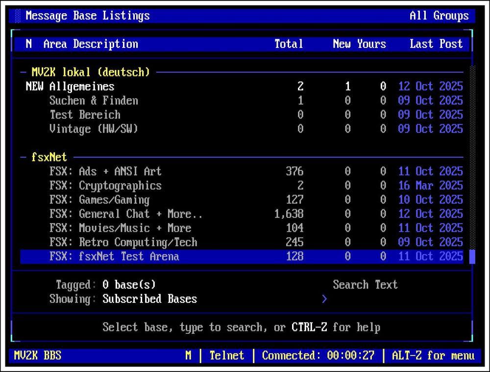 Bildbeschreibung: 
Screenshot aus dem MV2K BBS.