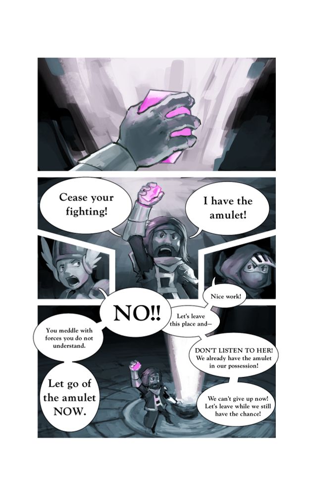 Luan takes the amulet page 3