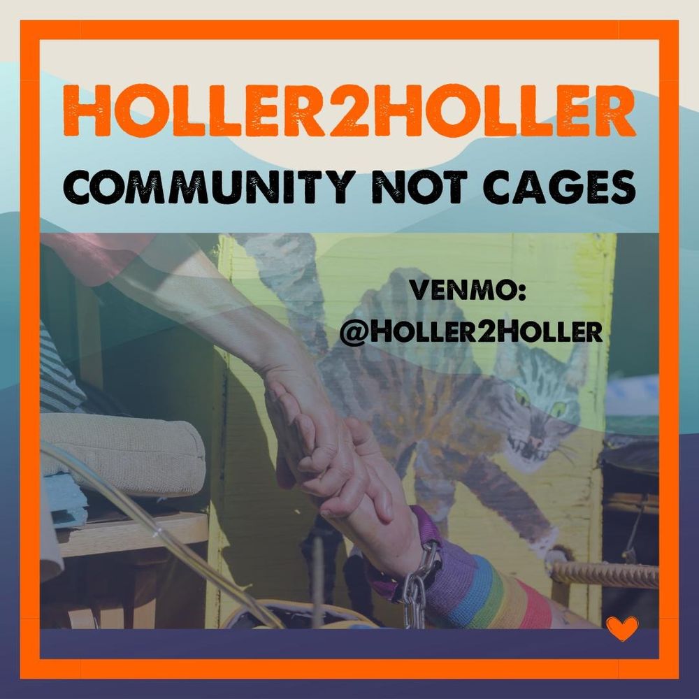 Community not cages! Venmo Holler2Holler