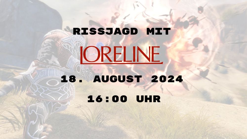 Event am 18. August 2024: Rissjagd am Sonntag