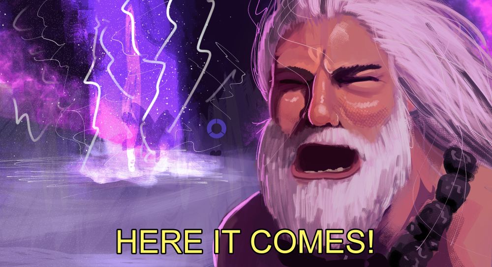 Pov Raider is telling you the run is over as Everdark Gaping Jaw creates a big tornado in elden ring nightreign