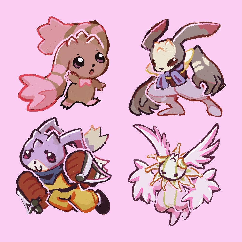 Lopmon – Turuiemon – Antylamon – Cherubimon