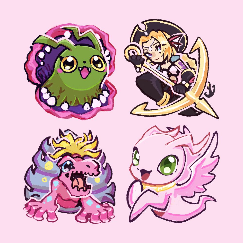 Syakomon – Shellmon – Mermaimon – MarineAngemon