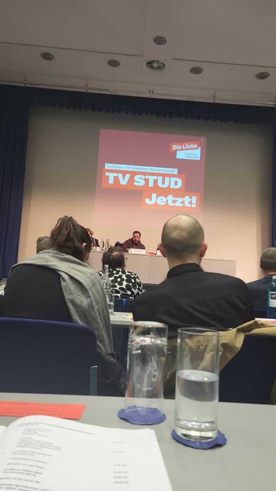 Das Sharepic der Linken NRW für den TV Stud auf dem Landesparteitag