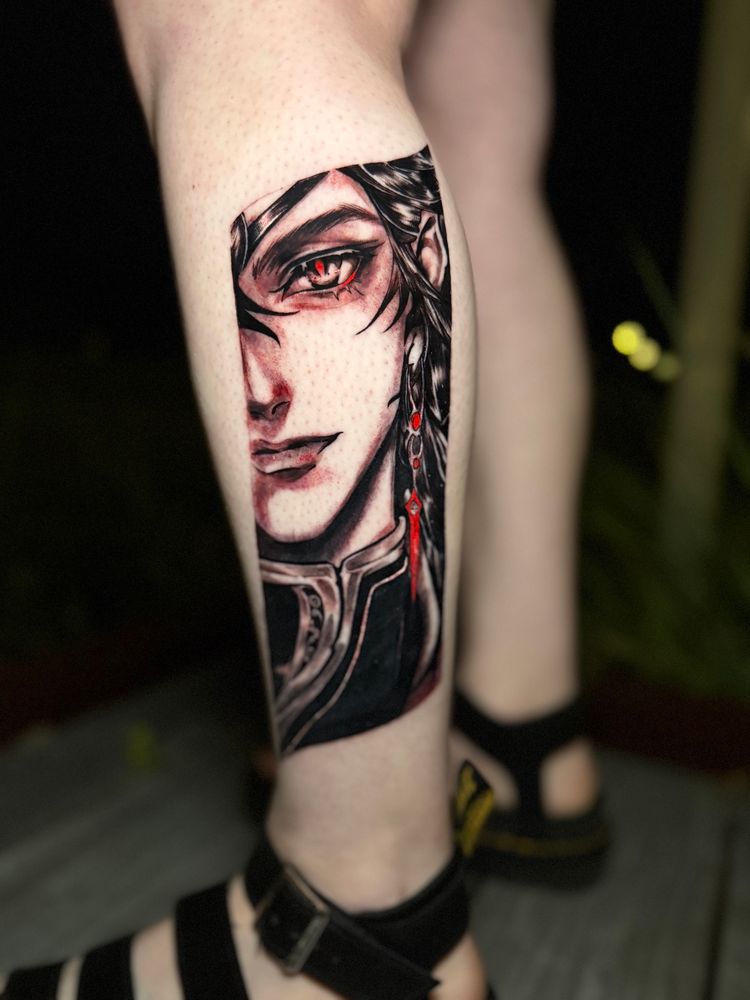 Anime tattoos, Hua Cheng, Starember, yaoi tattoo,Yaoi, boy love 