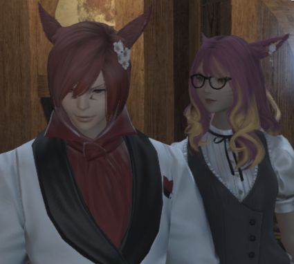 catgirl is staring at G'raha Tia