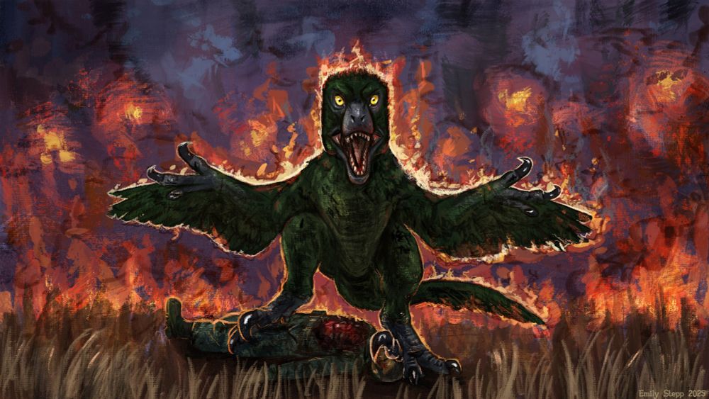 Speedpaint based on the opening prelude 'Our Lord Flayed' from Primitive War Dispatches Volume II - The Psalms of Xipetotec. The alpha utahraptor Xipetotec survives a baptism by fire in the Annamite Mountains of Laos, standing upon the dead body of Stalker Force recruit David King.