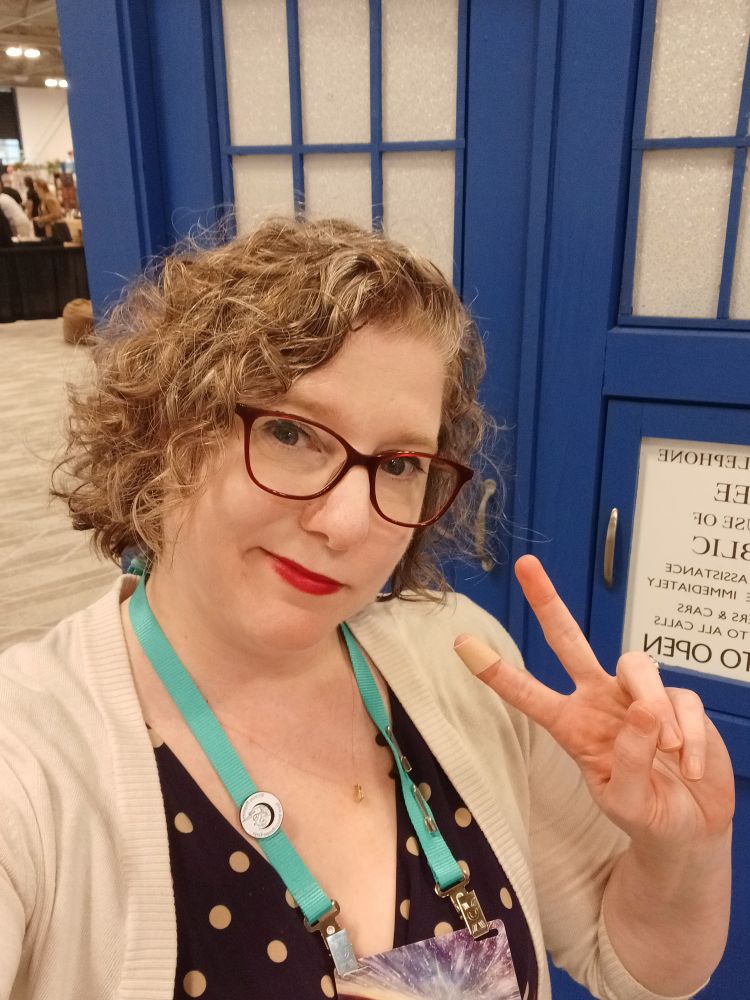 Me, in front of a TARDIS 