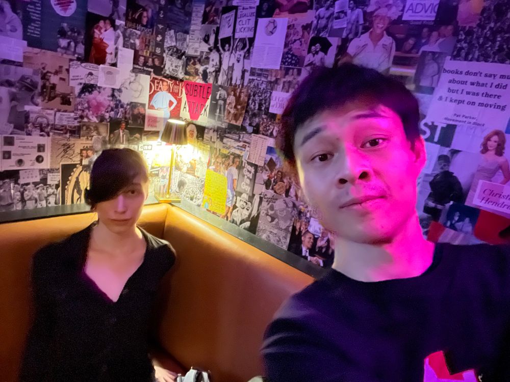 W/ Iris at this bar