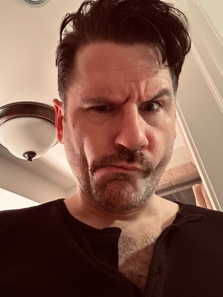 me with my face screwed up