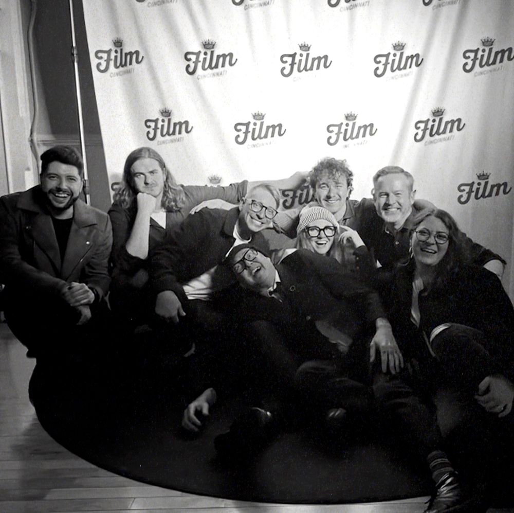 The camera team for THE MASTERMIND at the film’s wrap party.