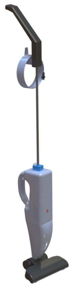 Rendering of a CAD model of a vacuum.