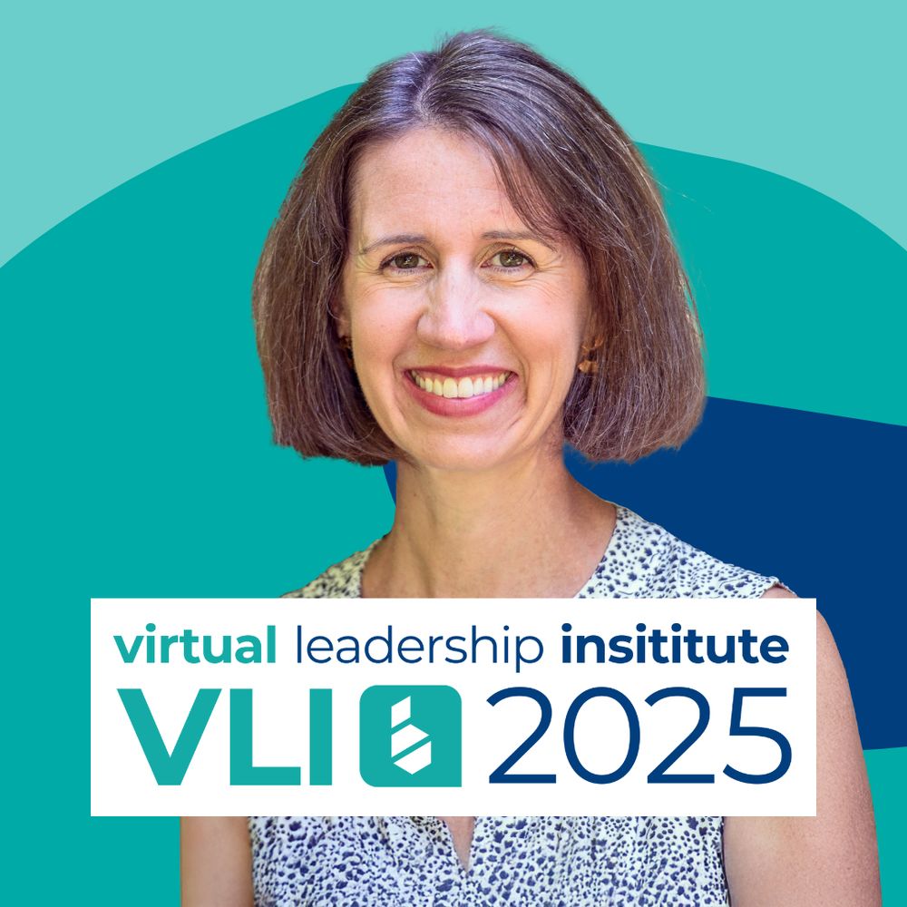 Promotional image for Virtual Leadership Institute 2025 featuring Lynsey Gibbons.
