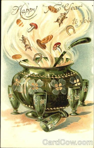 All the ingredients for a glorious new year, boiling over with the consequences of last year's choic