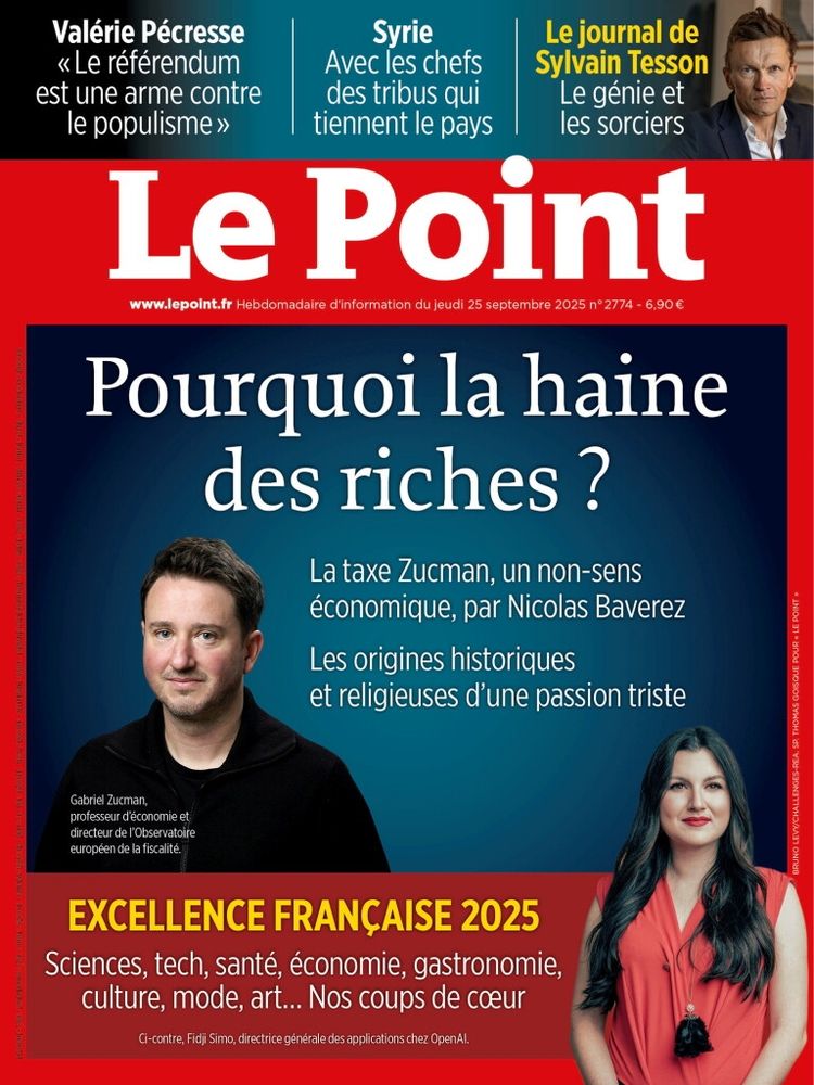 Une du Point contre la taxe Zucman 
