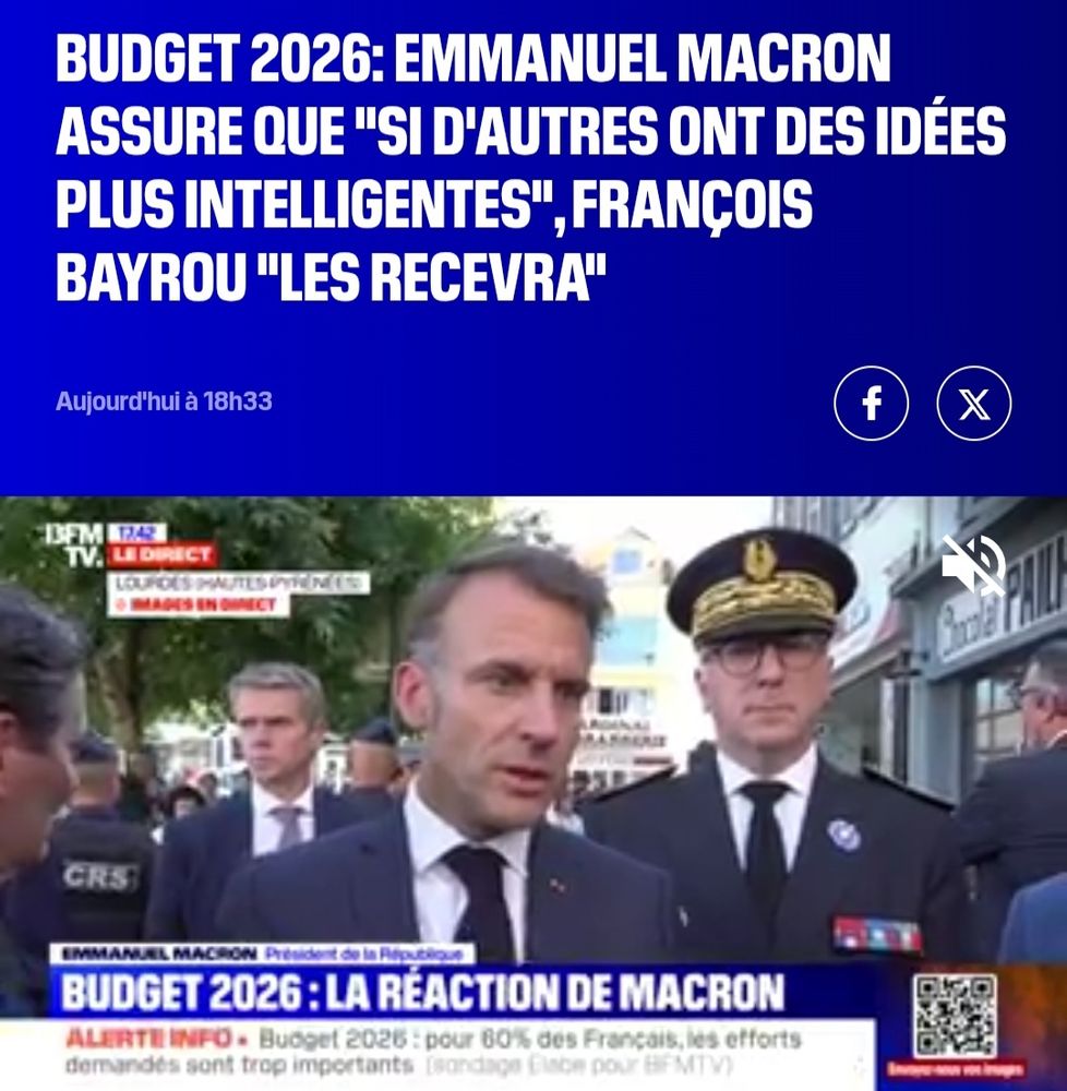 Macron assure que Bayrou recevra ceux qui ont des idées plus intelligentes