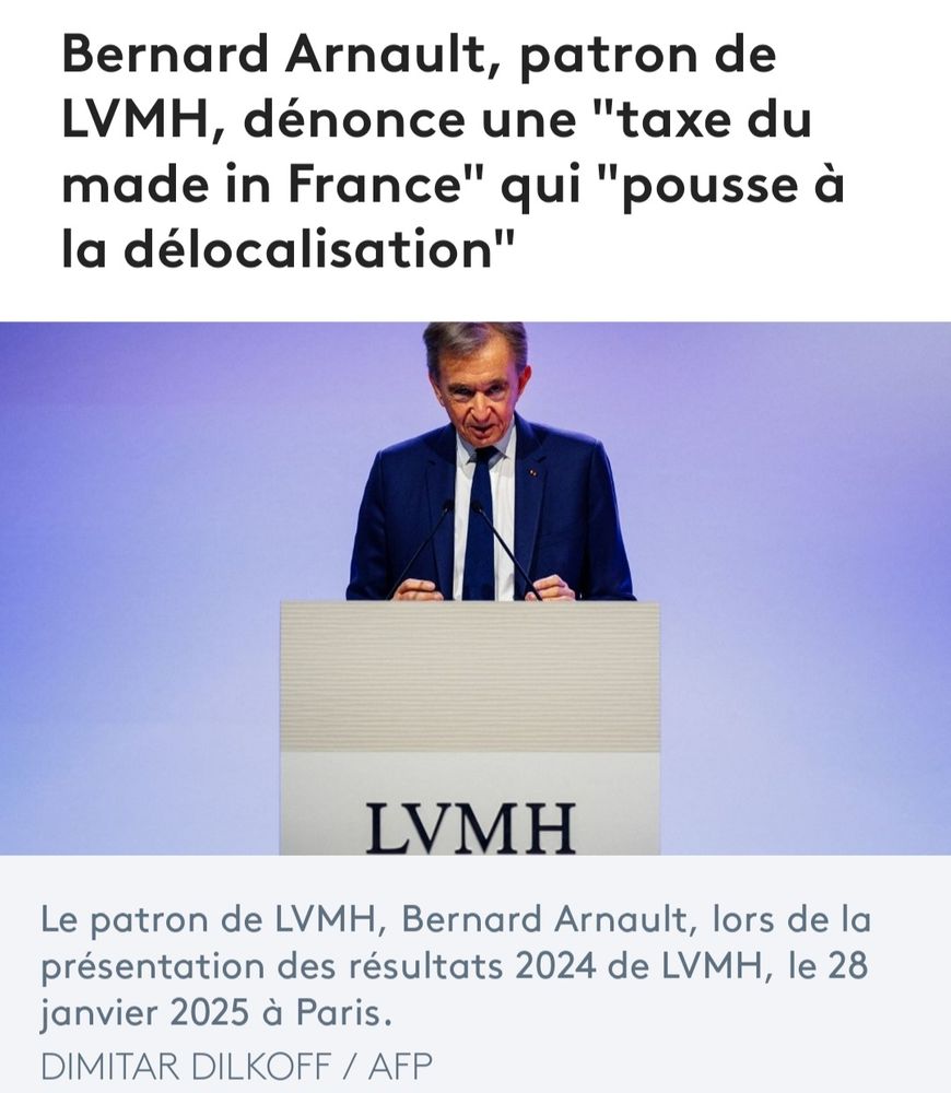 Bernard Arnault le 28 janvier 2025