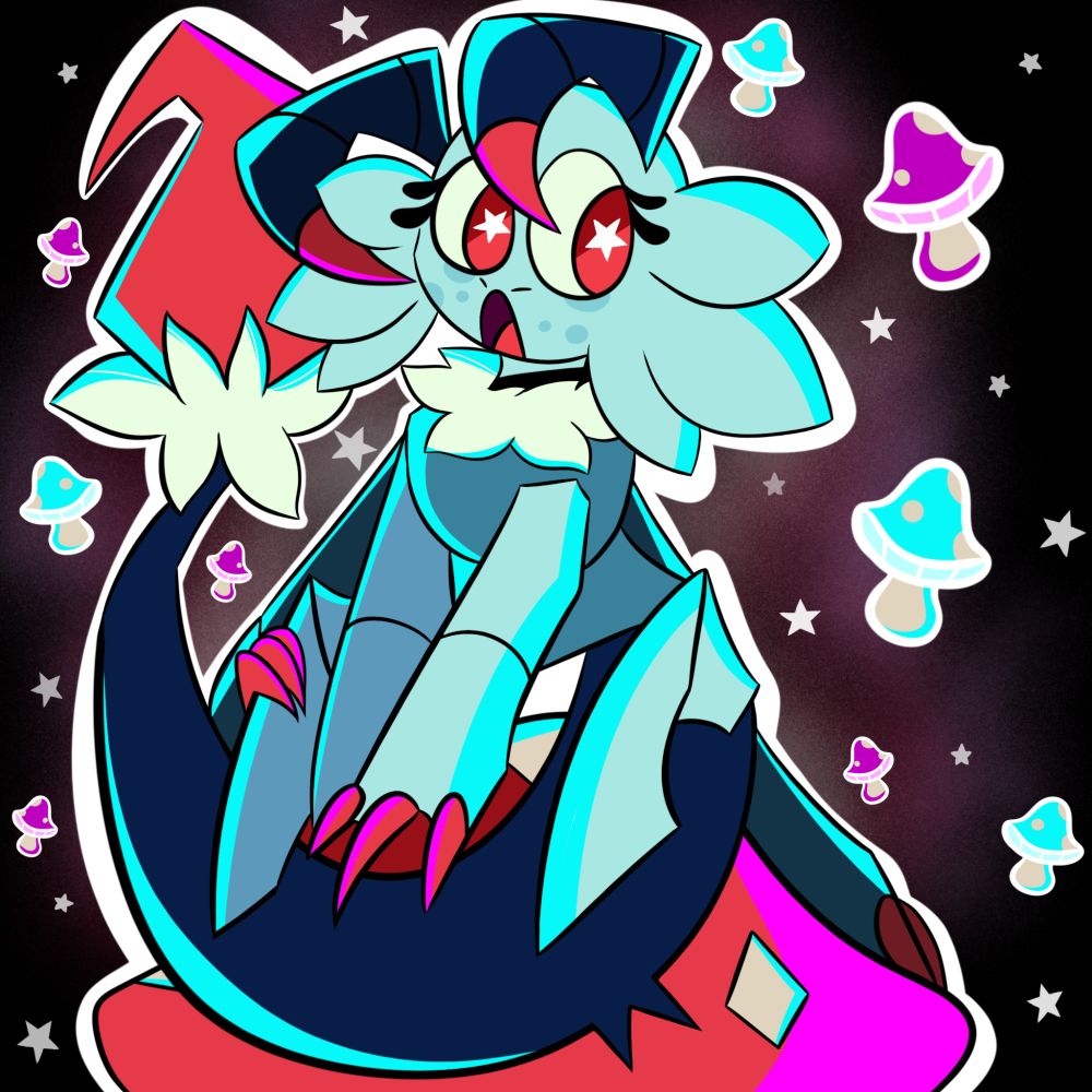 My second art fight piece now featuring @cyberdoggo's wonderful persona