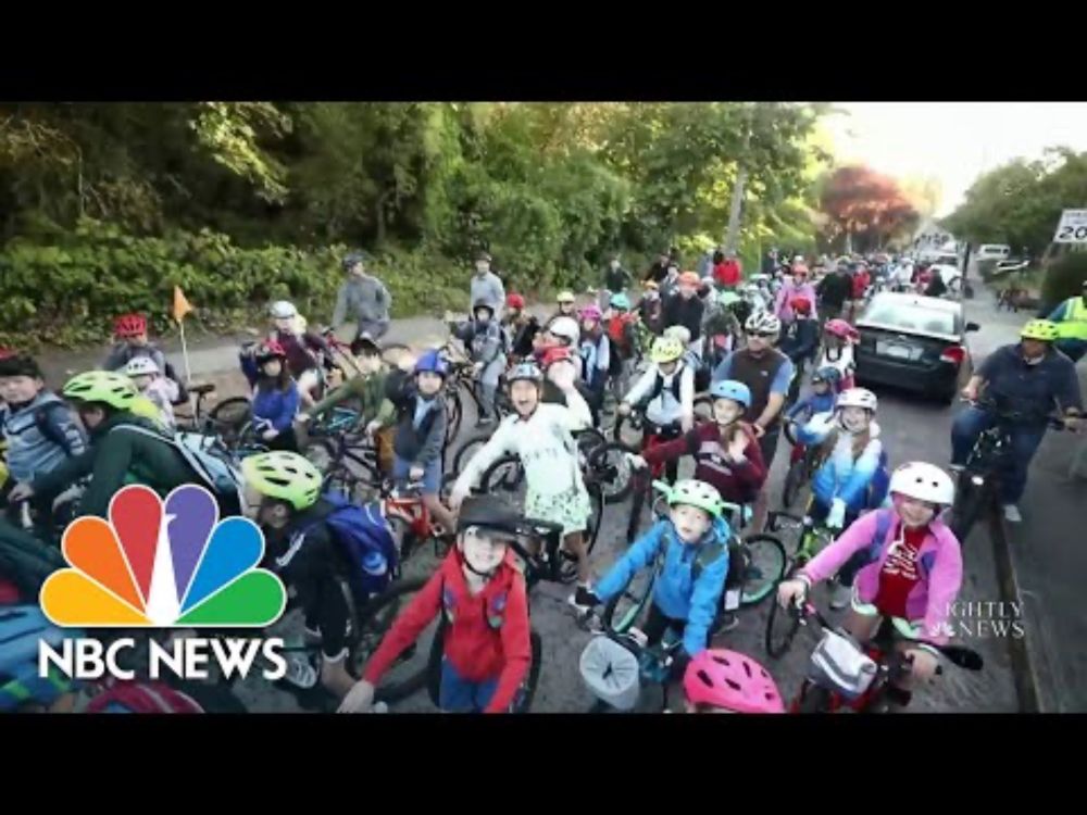 Oregon School’s Unique Way Of Getting Students To Class: A ‘Bike Bus’