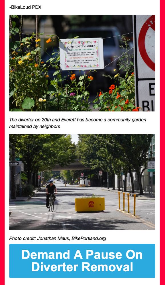 Photos of the diverters. And a button that says, "Demand a Pause on diverter removal"