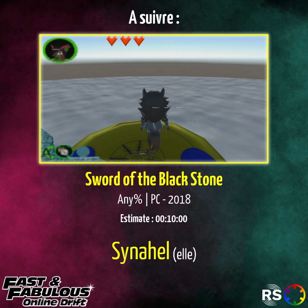 Synahel nous prépare une run de sword of the black stone
