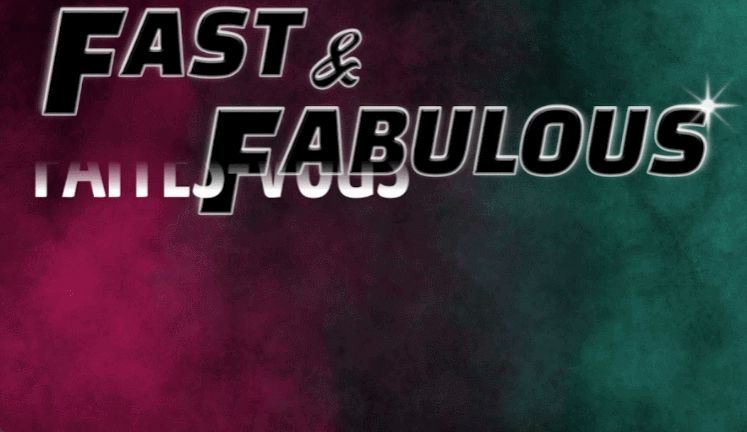 Logo de Fast & Fabulous sur fumée rose et verte (les couleurs du collectif)
En dessous du logo, un "FAITES-VOUS" qui rebondit de manière rigolote :D