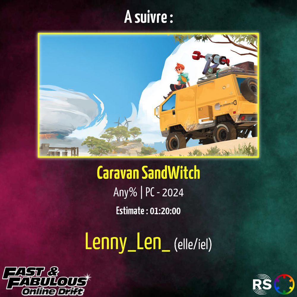 Caravan Sandwich any% par Lenny_Len_ c'est tout de suite !
