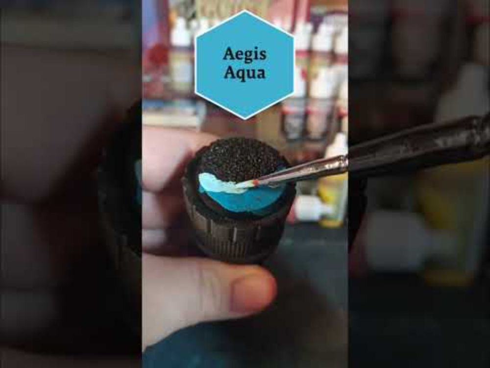 Easy Beach Base! #miniaturepainting #basing #beach