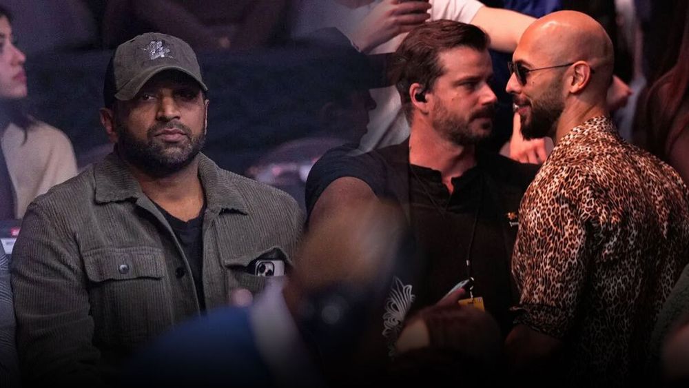 Kash Patel with the Tate brothers in Vegas in March