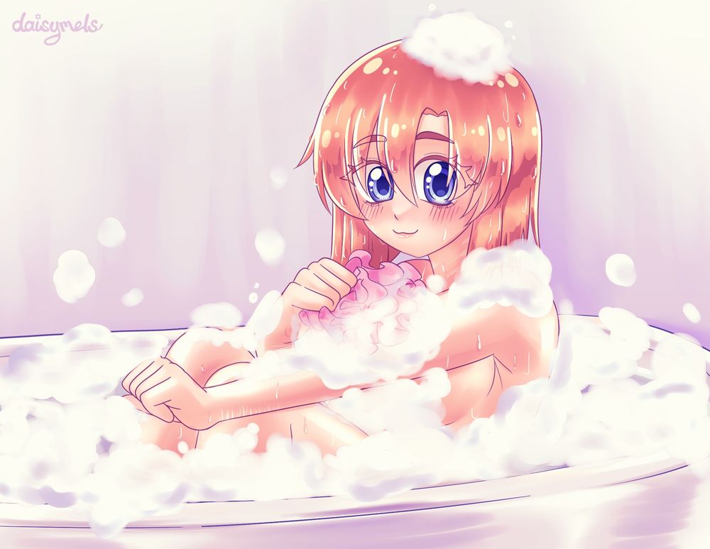 (tags) rena ryuuguu rena ryuugu rena ryugu taling a bubble bath higurashi no naku koro ni when they cry 